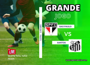 São Paulo x Santos: Campeonato Paulista awui no sportvaovivo